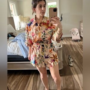 Zimmermann Tropicana Utility Playsuit Romper